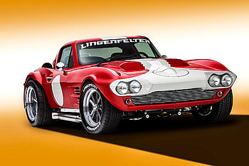 Front, Chevrolet Corvette, red car HD wallpaper