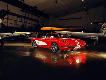 1959 Corvette, custom, auto, cars HD wallpaper