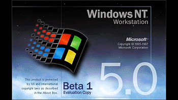 Windows NT 5.0 Startup Sound (Reversed) HD wallpaper