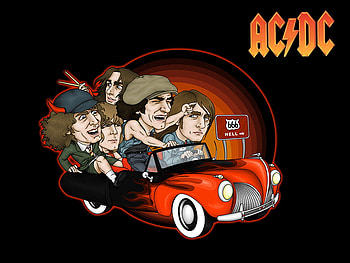 acdc, cool, brian, funny HD wallpaper