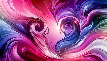 Soulmate Swirl Abstract, Soulmate, Abstract, colors, face, swirl HD wallpaper