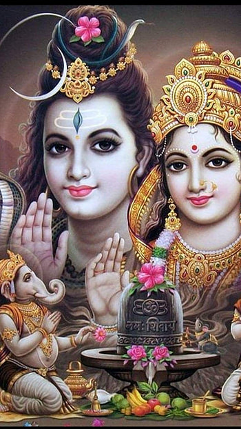 Sivan , Devi Parvati HD phone wallpaper