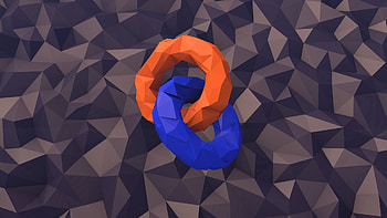 Abstract, Circles, Surface, Figurines, Figures, Low Poly HD wallpaper