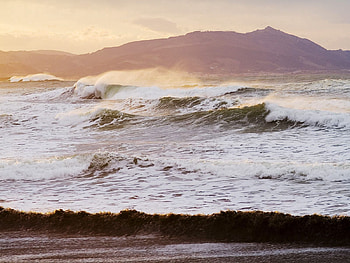 Nature, Sea, Waves, Storm, Spain, Bay Of Biscay, Biscay HD wallpaper