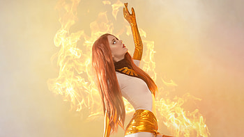 Cosplay Of Jean Grey, jean-grey, superheroes, cosplay HD wallpaper