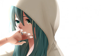 Anime, miku, ring, tears, vocaloid HD wallpaper