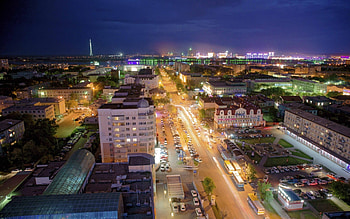 Landscape, Cities, Night HD wallpaper