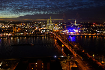 Cities, Rivers, Architecture, Building, Night City, Bridge HD wallpaper