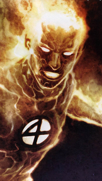 Johnny Storm, Comics, Fantastic Four HD phone wallpaper
