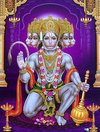 Panchmukhi Hanuman. Lord hanuman , Hanuman, Panchamukha Hanuman HD phone wallpaper