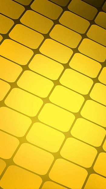 A Yellow, Yellow, Geometric Cubes HD phone wallpaper