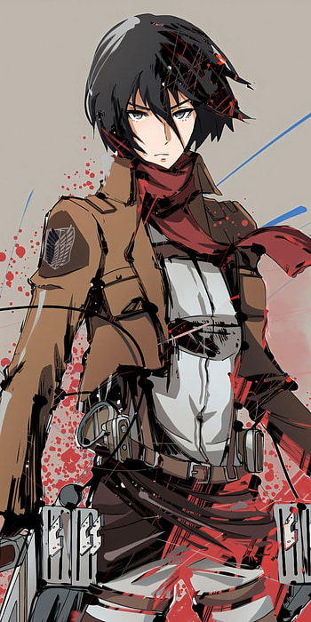 Mikasa Ackerman, Mikasa Ackerman, Anime, Attack on Titan HD phone wallpaper