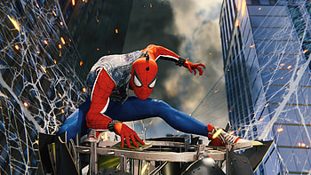 Funky Spiderman Ps4 , spiderman-ps4, superheroes, games, 2018-games, ps-games HD wallpaper