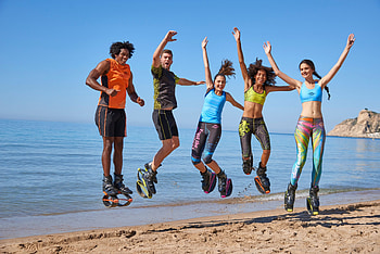 Beach, Kangoo Jumps HD wallpaper