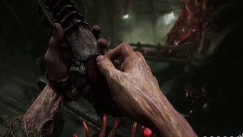 Scorn game, Giger-esque gameplay, Immersive experience, Disturbing world HD wallpaper