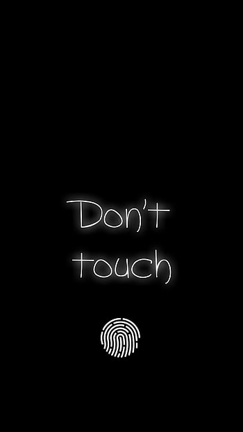 Dont Touch . Funny , Black , Funny , Funny XR HD phone wallpaper