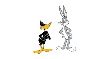 Bugs Bunny, Daffy Duck HD wallpaper