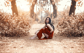 A half of me, rose, model, flower, red, girl, alessandro di cicco, woman HD wallpaper