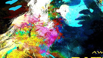 awesome rainbow, girl, sky, rainbow, hair HD wallpaper