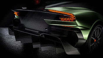 Aston martin vulcan, super-car, taillights HD wallpaper
