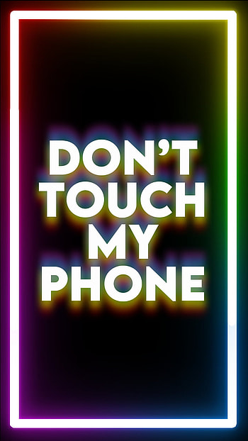 Don't touch my , electric blue, don't, neon, black, spiderman, christmas, no way home, naruto, rainbow, display device, IGNORE THESE TAGS, glitch, dream, background, black bg, man, text, glow, spider, dont, nwh HD phone wallpaper