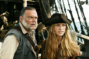 Pirates Of The Caribbean: Dead Man's Chest, Movie, Elizabeth Swann, Joshamee Gibbs, Keira Knightley, Kevin Mcnally, Pirates Of The Caribbean HD wallpaper