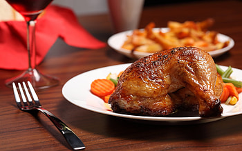 Grilled chicken, Savory flavors, Delicious dish, Succulent meat HD wallpaper
