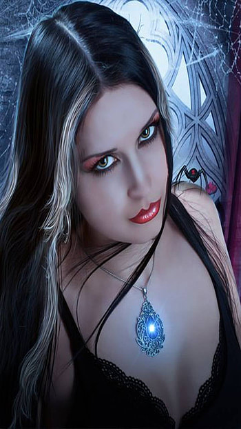 Gothic girl, gothic, fantasy, woman HD phone wallpaper