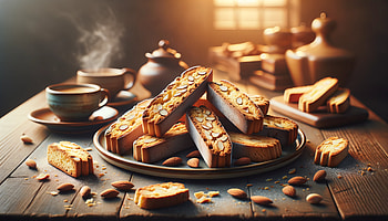 Homemade Almond Biscotti, biscotti, cookie, coffee, dessert HD wallpaper