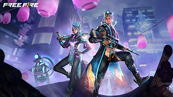 Garena Fire - Futuristic Warrior Duo, video game, Garena Fire HD wallpaper