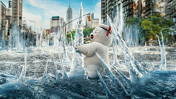 The Stay Puft Marshmallows In Ghostbusters Frozen Empire 2024, ghostbusters-frozen-empire, 2024-movies, movies HD wallpaper