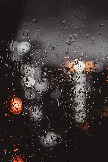 Drops, Dark, Glare, Shine, Light, Close-Up, Glass HD phone wallpaper
