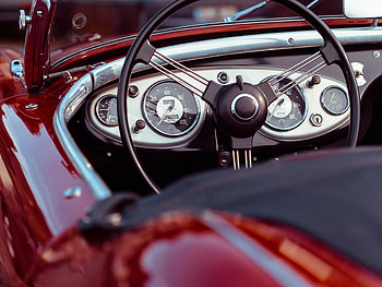 Cars, Car, Cabriolet, Steering Wheel, Rudder, Speedometer, Oldtimer, Vehicle HD wallpaper