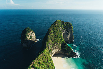 Nature, Beach, Rock, Ocean, Island, Indonesia HD wallpaper