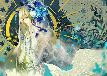 ♡ Maiden ♡, blond hair, blonde, long hai, cute, dress, beauty, nice, lady, maiden, blonde hair, female, sexy, sweet, blond, gorgeous, hot, girl, beautiful, anime girl, elegant, anime, pretty, gown, lovely HD wallpaper