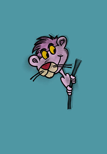 Pink panther pembe, sanat, animal, komik HD phone wallpaper