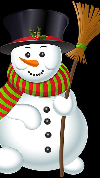 Snowman, Aesthetic HD phone wallpaper