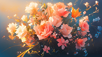 Enchanting Floral Bouquet, bouquet, nature, flower HD wallpaper
