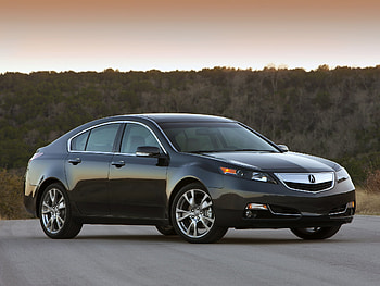 Auto, Trees, Sunset, Acura, Cars, Asphalt, Side View, Style, Akura, Tl, 2011 HD wallpaper