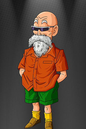 Master Roshi, Dragon Ball Z icon, Epic battles, Iconic ry HD phone wallpaper