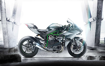 2022, Kawasaki Ninja H2R, side view, exterior, sportbike, silver Ninja H2R, sports bikes, Kawasaki HD wallpaper