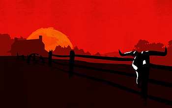 Red Dead Redemption 2, Minimalistic beauty, Macbook Pro , Gaming elegance HD wallpaper