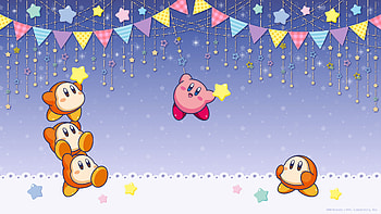Kirby and Friends Starry Night Celebration, Kirby HD wallpaper