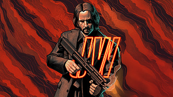 John Wick Chaos With Style, john-wick, keanu-reeves, artwork, art, digital-art, movies HD wallpaper