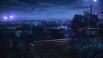 Hill Park, park, artist, artwork, digital-art HD wallpaper