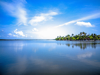 Nature, Sky, Palms, Island, Cloud HD wallpaper