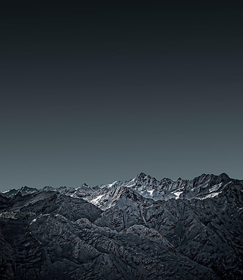 Landscape, Nature, Mountains, Twilight, Snow, Dusk, Mountain Range HD phone wallpaper