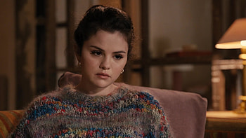 Multicolor knitted sweater, Selena Gomez wardrobe, Mabel's style, TV show HD wallpaper