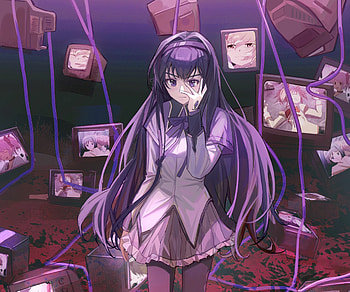 Homura Akemi, Homura Akemi, Anime, Puella Magi Madoka Magica HD wallpaper