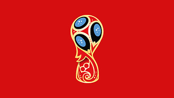 2018 FIFA World Cup, Russia, Trophy, Red, minimal HD wallpaper